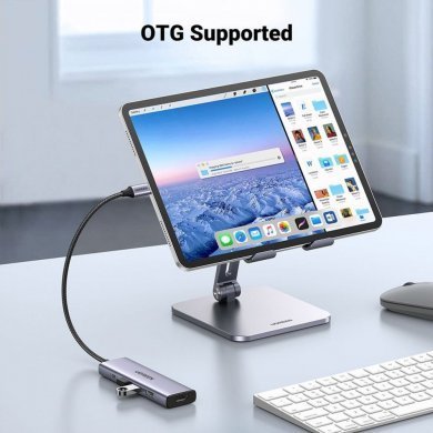 Ugreen dock station 7x1 USB-C para 3x USB-C HDMI 4K 60Hz