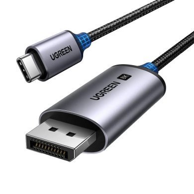 CM556 Ugreen cabo USB-C para Display Port 8K 60Hz HDR 32.4Gbps 1m