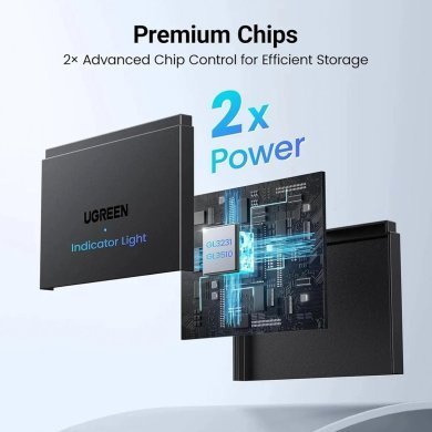 CM812 Ugreen hub USB 3.0/USB-C para 2x USB 3.0 1x Micro SD 1x SD