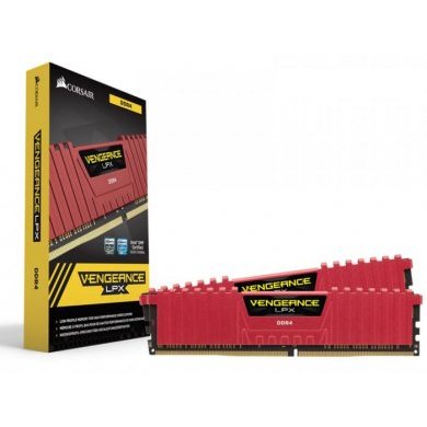 CMK32GX4M2A2400C14R Memoria Corsair Gamer 32GB(2X16GB) Red