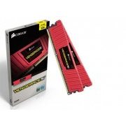 Memória Corsair DDR3 8GB 1600MHz Kit (2x 4GB) DIMM CL9 Vengeance LP Red 1.5V