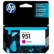 Cartucho HP 951 Magenta 8ml Rendimento Aprox.: 1.000 páginas, Compatível com: HP Officejet Pro 8100, Pro 8600, Pro 8600 Plus