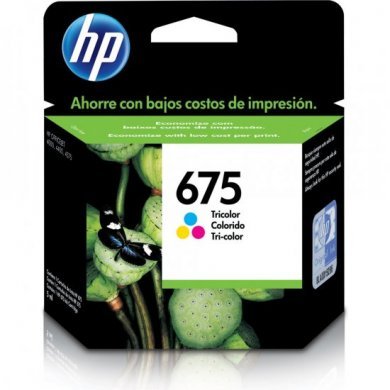 CN691AL Cartucho de Tinta HP 675 Tricolor 9ml