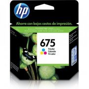 Cartucho de Tinta HP 675 Tricolor 9ml 