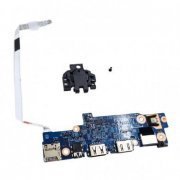 Placa de i/o USB, Audio e LAN para Dell Latitude 3420 e3420 PN: 203650-1