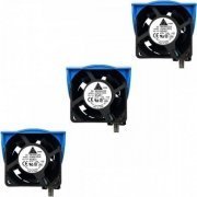 Kit 3x Fan Delta AFB0612EHE Dell PowerEdge 2850 60x60x40 / 12V DC 1.68A / 4 fios