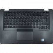 Carcaça palmrest notebook Dell Latitude 5400 acompanha teclado, touchpad, backplate, placa led e placa smart c