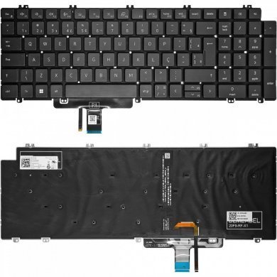Teclado DELL Notebook Latitude e Precision retroiluminado