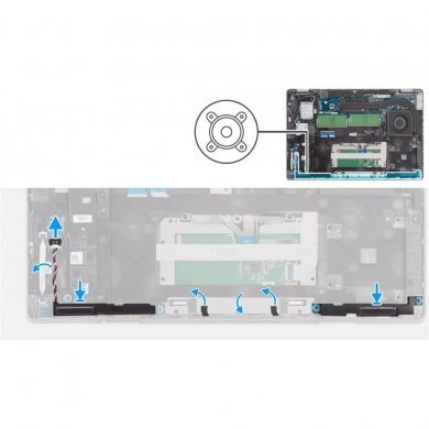 Falantes direita esquerda Dell Latitude 5420 E5420