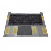 Palmrest Dell Inspiron 7560 com teclado e touchpad Palmrest original Dell cor cinza chumbo 