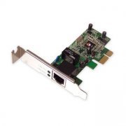 Placa de Rede SIIG Gigabit Dual Profile 1x RJ45 10/100/1000MBps PCI-E x1 - Acompanha espelho alto e baixo