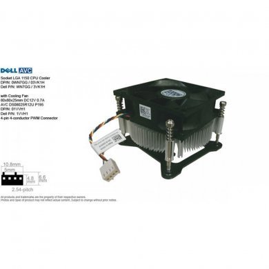 CN:WN7GG Fan e Heatsink DELL Vostro 260s 270s 620s 660s 260