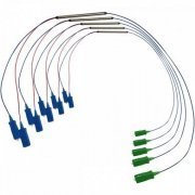 Mini Splitter óptico PLC SC 1x2 SM 0.5m (Kit 5x un) Kit com  ...