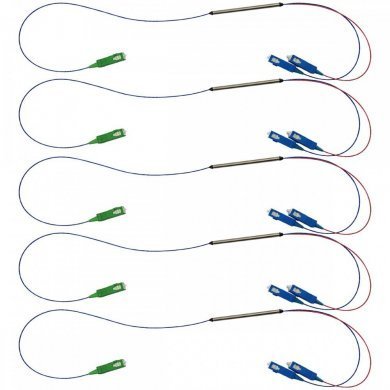 CNS07050485-1310 Mini Splitter óptico PLC SC 1x2 SM 0.5m (Kit 5x un)