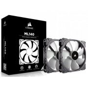 Microventilador Corsair 140x140mm para Gabinete Twin Pack C/ 02 Unidades Sem Led