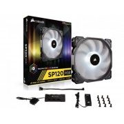 Microventilador Corsair para Gabinete 120MM High Performance RGB LED SP120 C/ Controlador SINGLE PACK (1 Unida