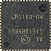 Ci CP2108 CP2108-B02-GM Controlador USB Quad UART QFN64 conversor de USB para Serial RS232 RS485