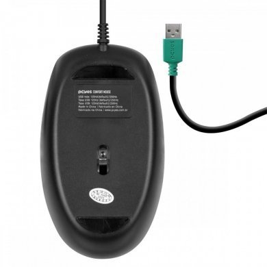 PCYes Kit Teclado e Mouse Classic USB cabo 2 metros