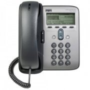 Cisco Systems Telefone IP Phone LCD Monocromático / 2 Portas RJ-45 / Mais que 24 ajustes de toques