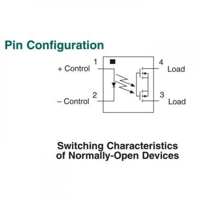 CPC1017N Rele de estado solido 60VDC 100mA 400mW