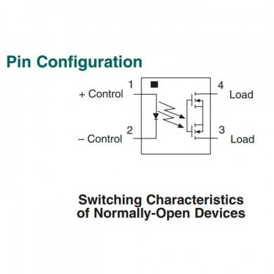 Rele de estado solido CPC1017N 0-60V 100ma (Kit 5)