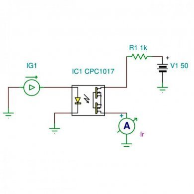 Rele de estado solido CPC1017N 0-60V 100ma (Kit 5)