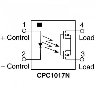 Rele de estado solido CPC1017N 0-60V 100ma (Kit 5)