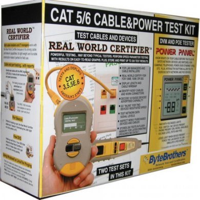CPK1000IL Byte Brothers Testador de Rede CAT 3/5/5E/6 TDR