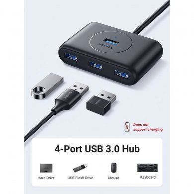 UGREEN Hub 4 entradas USB 3.0 5Gbps