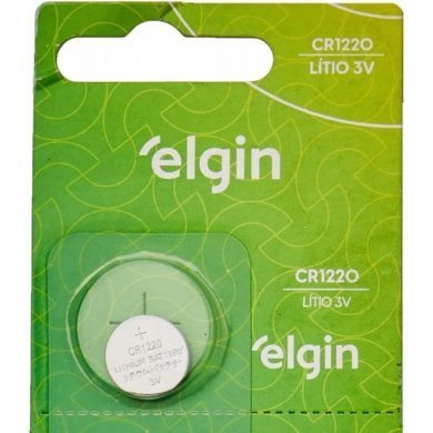 CR1220-3V-ELGIN-UN Elgin bateria botão CR1220 3V Lithium - unitário
