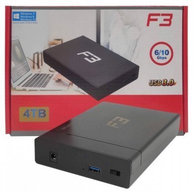 CS-3 F3 Case Externa para HD SATA 2.5/3.5 Pol.