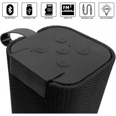 CS-M31BTL Exbom Caixa de Som Portátil Bluetooth 5W RMS