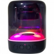 Exbom caixa de som bluetooth cristal RGB 3W 