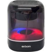 Exbom caixa de som bluetooth cristal RGB 3W 