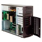 Gabinete Supermicro Server 665W 80 Plus Mid Torre com Backplane SAS/SATA 4 Baias 3.5 Hot Swap