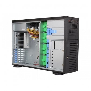 CSE-743T-665B SUPERMICRO SuperChassis Black 4U Pedestal Server
