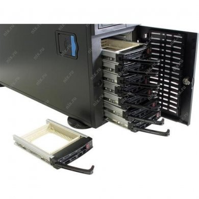 CSE-743T-665B SUPERMICRO SuperChassis Black 4U Pedestal Server