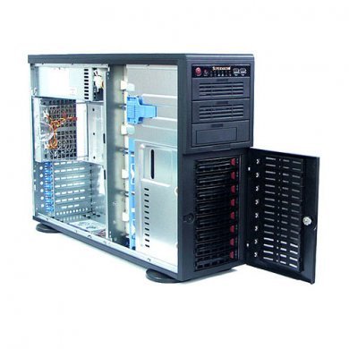 CSE-743TQ-R760B Chassis SUPERMICRO 4U 8 Baias SAS SATA