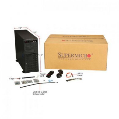 CSE-745TQ-R920B Gabinete Supermicro Server Torre 4U