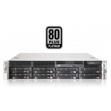 CSE-825TQ-600LPB Gabinete Rack 2U Supermicro 600W