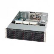 SuperChassis Supermicro Rack 3U 16 Baias Hot Swap SAS/SATA 3.5 Polegadas, 2 Fontes Redundantes 800W. Suporta B