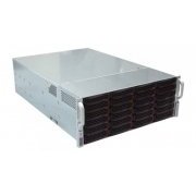Chassis Server Supermicro 24 Baias 3.5 Polegadas SAS/SATA Hot Swap, Rack 4U, Fonte Redundante 1200W