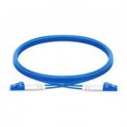Cordão optico Monomodo Simplex 2FO LC/LC LSZH 10m LSZH Low Loss BLI G-657A azul conectorizado