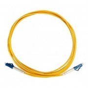 Cordão Simplex Multimodo LC/LC-UPC 6M om2 1 fibra 50/125 LC para LC polimento UPC, cor amarelo 6 metros