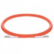 Cordão Simplex Multimodo LC/LC 6M om1 1 fibra 62.5/125 LC para LC polimento UPC, cor laranja 6 metros