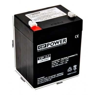 Bateria para Nobreak 12v 5ah 90x100x70mm