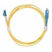 Cordão Simplex Monomodo LC/SC 10M 1 fibra 9/125 LC para SC polimento UPC, cor azul 10 metros