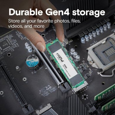 Crucial SSD 1TB M.2 NVMe E100 PCIe 4.0 x4