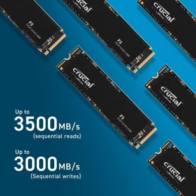 Crucial SSD P3 1TB M.2 NVMe PCIE Gen 3