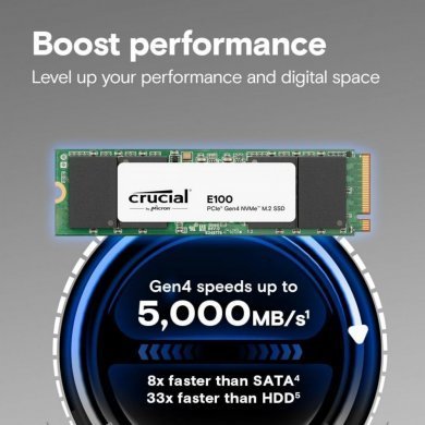 CT2000E100SSD8 Crucial SSD 2TB M.2 NVMe E100 PCIe 4.0 x4
